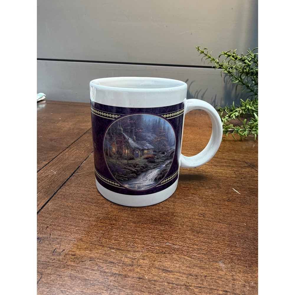 2009 Thomas Kinkade Coffee Cup/Mug Twilight Cottage